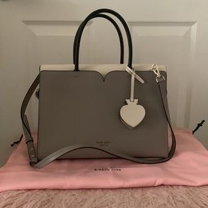 Gray Kate Spade Crossbody Bag
